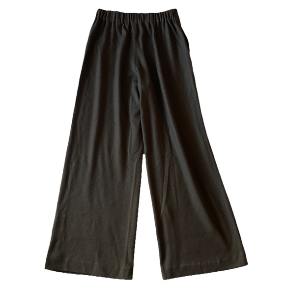 Rag & Bone Melanie Japanese Wool Pull on Wide Leg Pants Army Green Size Small - Picture 6 of 8